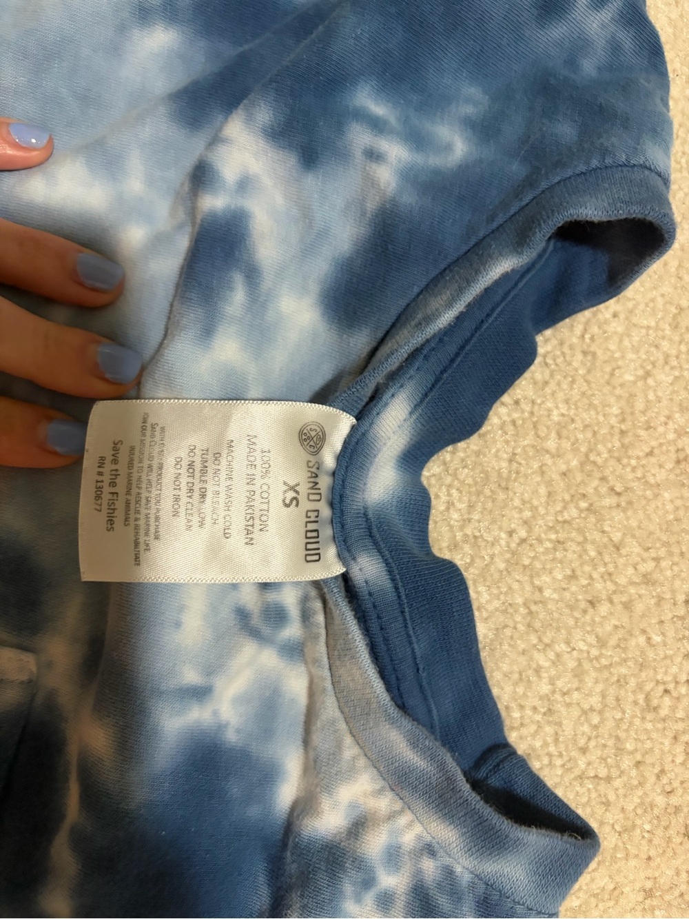 Sand Cloud Cropped Long Sleeve Women’s Shirts, XS, Lot of 3 - Picture 5 of 12